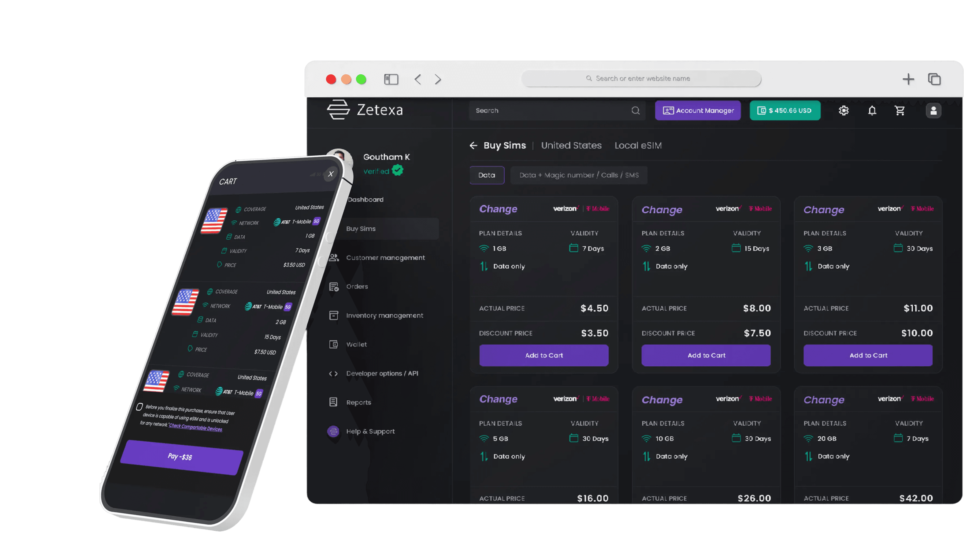 White label microsite